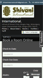 Mobile Screenshot of hotelshivaniinternational.com